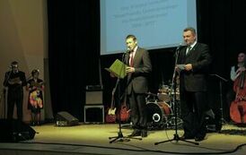 Patroni konkursu: Starosta Gnieźnieński Dariusz Pilak i Starszy Cechu Stefan Pokładecki.