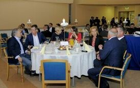 Laureaci konkursu &ndash; uczestnicy panelu dyskusyjnego.