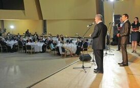 Patroni konkursu: Starosta Gnieźnieński Dariusz Pilak i Starszy Cechu Stefan Pokładecki.